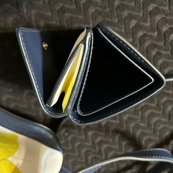 Kate Spade Blue and Yellow Floral Crossbody Bag - Picture 5 of 5